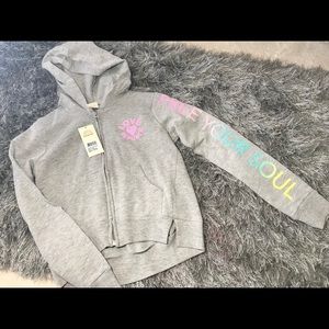Girls Love Republic Zip Up Hoodie